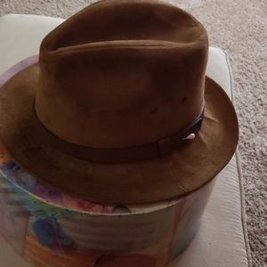 Suede Fedora Hat